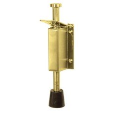 Exel Foot Operated Door Holder - 140mm Closed Height - PVD Brass Exel Foot Operated Door Holder - 140mm Closed Height - PVD Brass