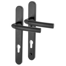 Hoppe Birmingham 1117/3811N uPVC Multipoint Door Handle - Short Plate - 92mm c/c - 70mm door - Black Hoppe Birmingham 1117/3811N uPVC Multipoint Door Handle - Short Plate - 92mm c/c - 70mm door - Black