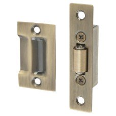 Hi-Spec Roller Catch - 20 x 90mm Faceplate - Antique Brass