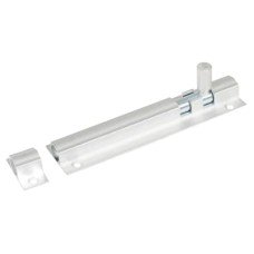 Exel Straight Barrel Bolt - 102 x 25mm - Brushed Aluminium