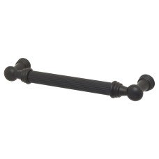 Exel Whitby Lines 10mm T-Bar Cabinet Pull Handle - 128mm Centres - Matt Black