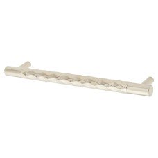 Alexander & Wilks Diamond Cut 14mm T-Bar Cabinet Pull Handle - 160mm Centres - PVD Polished Nickel