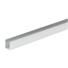 Bohle 2500mm U Channel - 10-12mm Glass Shower Doors & Panels - Polished Aluminium