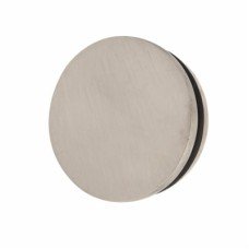 51mm Solid Brass Flat End Cap - Satin Nickel