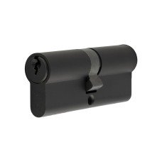 Eurospec 5 Pin 80mm Euro Double Cylinder - 40 + 40mm - Matt Black - Keyed to Differ