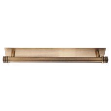 Frelan Hoxton Sturt Cabinet Handle on Fanshaw Backplate - 224mm Centres - Antique Brass