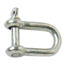 Dee Shackle - 10mm - Zinc Plated - Pack of 10