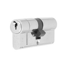 Eurospec 1 Star 6 Pin 80mm Euro Double Cylinder - 40 + 40mm - Polished Chrome - Keyed to Differ