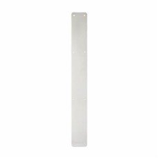 Exel Aluminium Plain Finger Plate - 1000 x 100 x 1.5mm - Satin Anodised