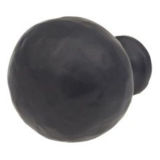 Olde Forge Ball Cabinet Knob - 30mm Diameter - Antique Black Iron Olde Forge Ball Cabinet Knob - 30mm Diameter - Antique Black Iron