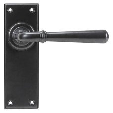From The Anvil Aged Bronze Latch Door Handle - Newbury Range - 152 x 50mm