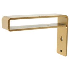 Exel Shelf Support Shelf Bracket - 150 x 100mm - Satin Brass - Pair