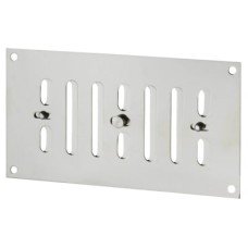 Exel Hit & Miss Vent - 165 x 89mm - Polished Stainless Steel