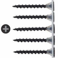 Reisser Coarse Thread Collated Drywall Screws - 4.2 x 65mm - Black Phosphate - Pack of 1000 Reisser Coarse Thread Collated Drywall Screws - 4.2 x 65mm - Black Phosphate - Pack of 1000