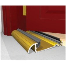Exitex Low Height Macclex Threshold - 914mm Length - Thick Inward Opening Doors - Gold Anodised