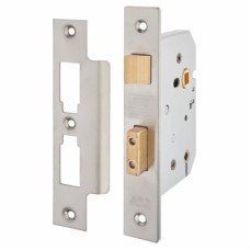 UNION 2226 Bathroom Lock - 65mm Case - 44.5mm Backset - Satin Chrome