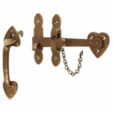 Olde Forge Cottage Thumb Latch Set - Antique Bronze