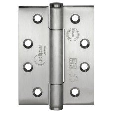 Eclipse Concealed Bearing Grade 14 Butt Fire Door Hinge - 102 x 76 x 3mm - Satin Stainless - Pair