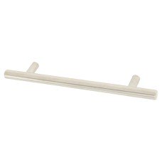 Exel 12mm T-Bar Cabinet Pull Handle - 128mm Centres - Polished Nickel