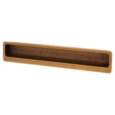 Exel Alton Rectangular Flush Cabinet Pull Handle - 177 x 33mm - Antique Brass Exel Alton Rectangular Flush Cabinet Pull Handle - 177 x 33mm - Antique Brass