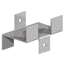 Gravel Board Panel Clip - 75 x 50mm - Galvanised