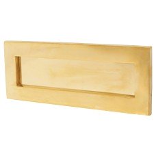 Heritage Brass by M Marcus Letter Plate - 254 x 101mm - Unlacquered Brass