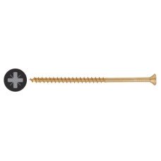 SPAX Yellox Pozi Countersunk Wood Screws - 5.0 x 100mm - Yellow Zinc - Pack of 100