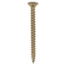 TIMCO Classic Pozi Countersunk Wood Screws - 3.0 x 35mm - Yellow Zinc - Pack of 200