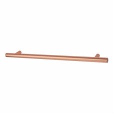 Exel 12mm T-Bar Cabinet Pull Handle - 224mm Centres - Bright Copper