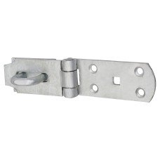 Medium Duty Secure Pattern Hasp & Staple - 200mm Length - Galvanised