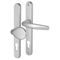 Hoppe Atlanta 77G/3830N/1530 uPVC Multipoint Lever/Pad Door Handle - 92/62mm c/c - Silver