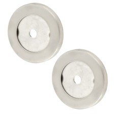 Exel Rose Set for 30mm Door Pull Handles - 52 x 6mm - Satin Stainless Steel