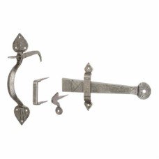 Olde Forge Gothic Thumb Latch Set - Pewter