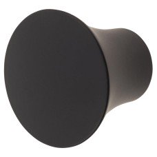 Crofts & Assinder Malvern Round Cabinet Knob - 35mm Diameter - Matt Black