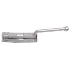 Monkey Tail Gate Bolt - Straight Handle - 300mm Length - Galvanised 