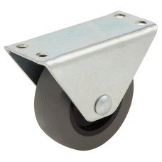 Coldene Furniture Castor - Fixed - Top Mount - 30kg Max Weight - 50mm Diameter - Grey