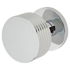 Jedo by Frelan Ribbon Mortice Door Knob - 60mm Rose Diameter - Polished Chrome