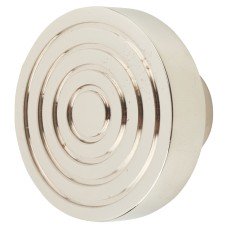 Frelan Hoxton Murray Round Cabinet Knob - 40mm Diameter - Polished Nickel