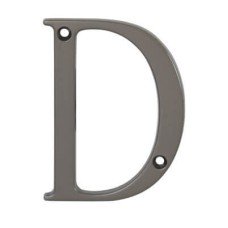 76mm Screw Fix Door Letter - D - Satin Bronze 76mm Screw Fix Door Letter - D - Satin Bronze