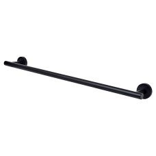 Exel Essential Round Towel Rail - 600 x 80 x 50mm - Matt Black