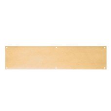 Hampstead Solid Brass Kick Plate - 700 x 150 x 1.2mm - 8 Screw Holes - Polished