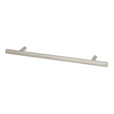 Exel 10mm T-Bar Cabinet Pull Handle - 160mm Centres - Satin Stainless Steel
