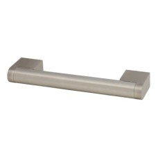 Exel 14mm D-Bar Cabinet Pull Handle - 96mm Centres - Brushed Nickel