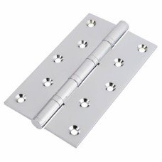Performance Ball Bearing Butt Door Hinge - 152 x 89 x 4mm - Polished Chrome - Pair