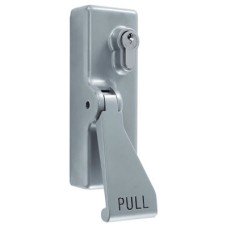 Arrone AR885 Outside Access Device with Cylinder - Lift Pad - Silver