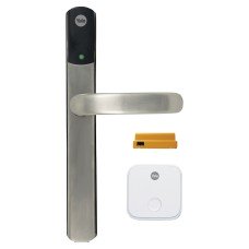Yale Conexis L2 Electronic Multipoint Smart Lock Door Handle - Satin Nickel - SD-L2000-SN