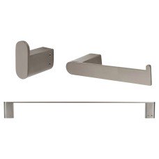 Exel Designer Bathroom Set - Gun Metal
