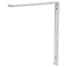 Exel Fluted Steel Angle Shelf Bracket - 300 x 250mm - Galvanised - Pack of 5