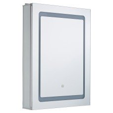 Forum Spa Arte 34W 1 Door LED Bathroom Mirror Cabinet with Touch On/Off Sensor & Shaver Socket