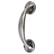 Olde Forge Victorian Bow Door Pull Handle - Screw Fix - 152 x 37mm - Polished Iron